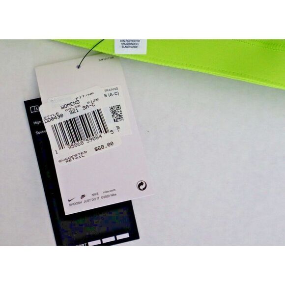 Nike DD0430 321 Women's Sz S (A-C) Neon Green High-Support Padded Sports Bra $68 - Picture 4 of 6